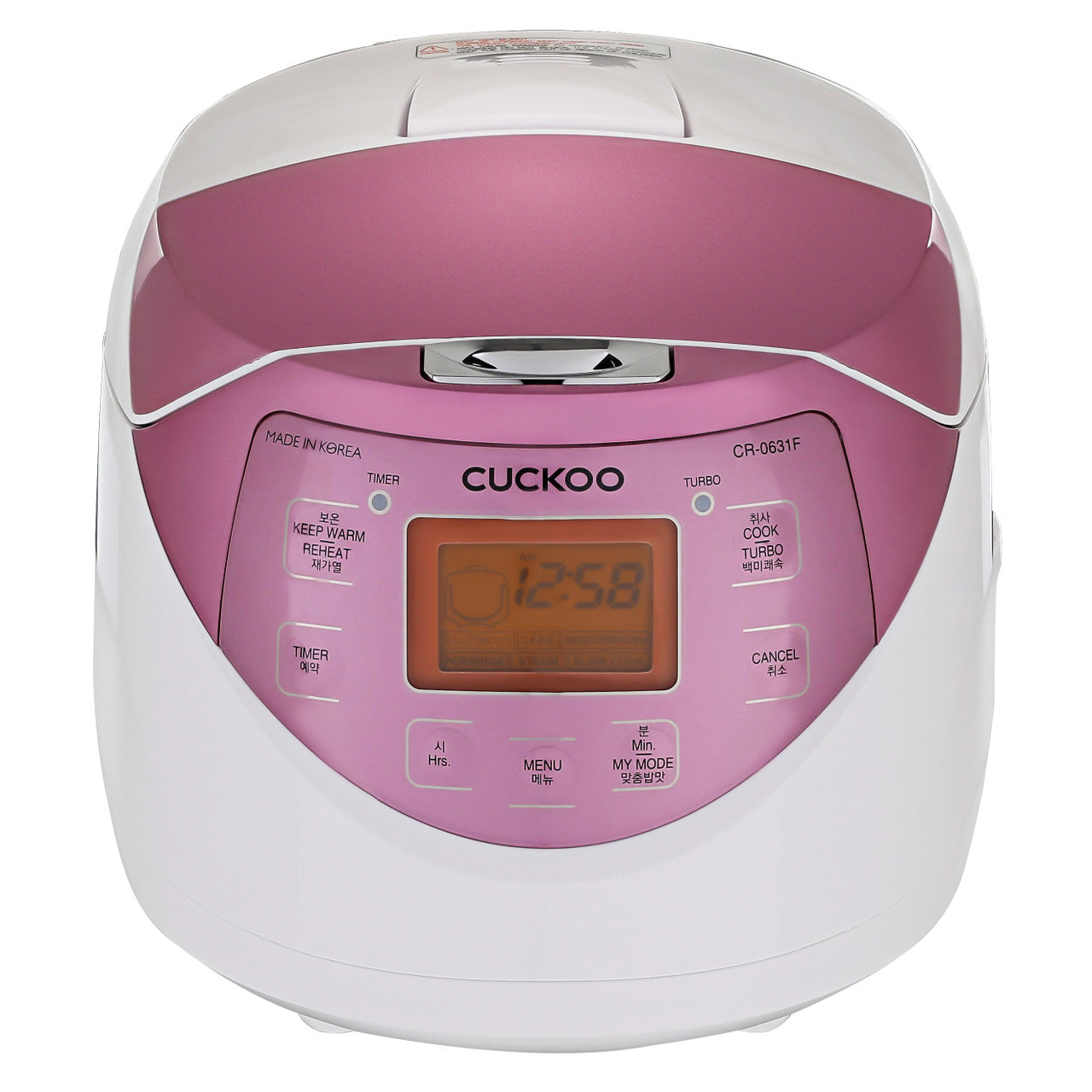 CUCKOO Electric Rice Cooker 6 cup CR-0631F fuzzy series