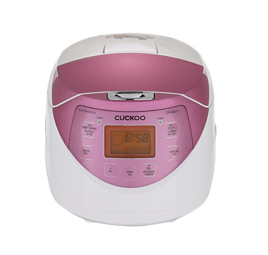 CUCKOO Electric Rice Cooker 6 cup CR-0631F fuzzy series